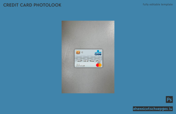 Tschechische Republik Tschechoslowakei Obchodni Bank Master Debitkarte Fotoansicht Beispielvorschau
